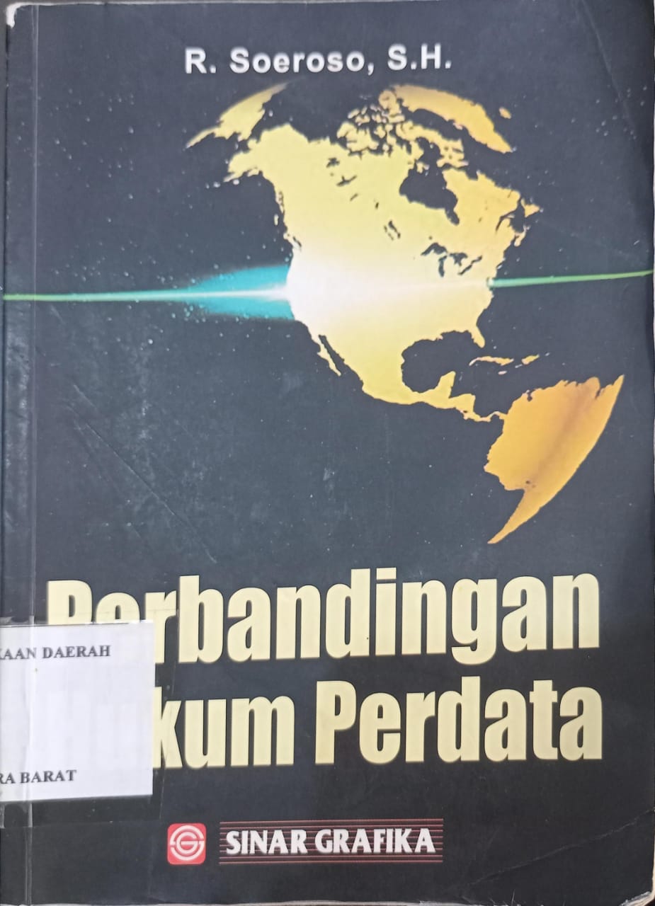 Cover Perbandingan Hukum Perdata / R. Soeroso