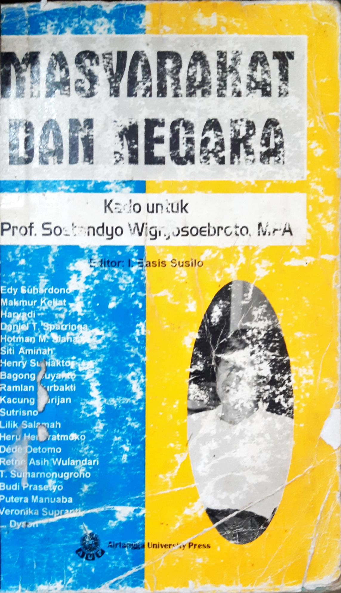 Cover Masyarakat dan negara / editor, Basis Susilo