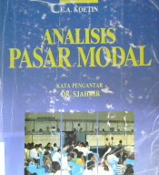 Cover Analisis pasar modal / E.A Koetin