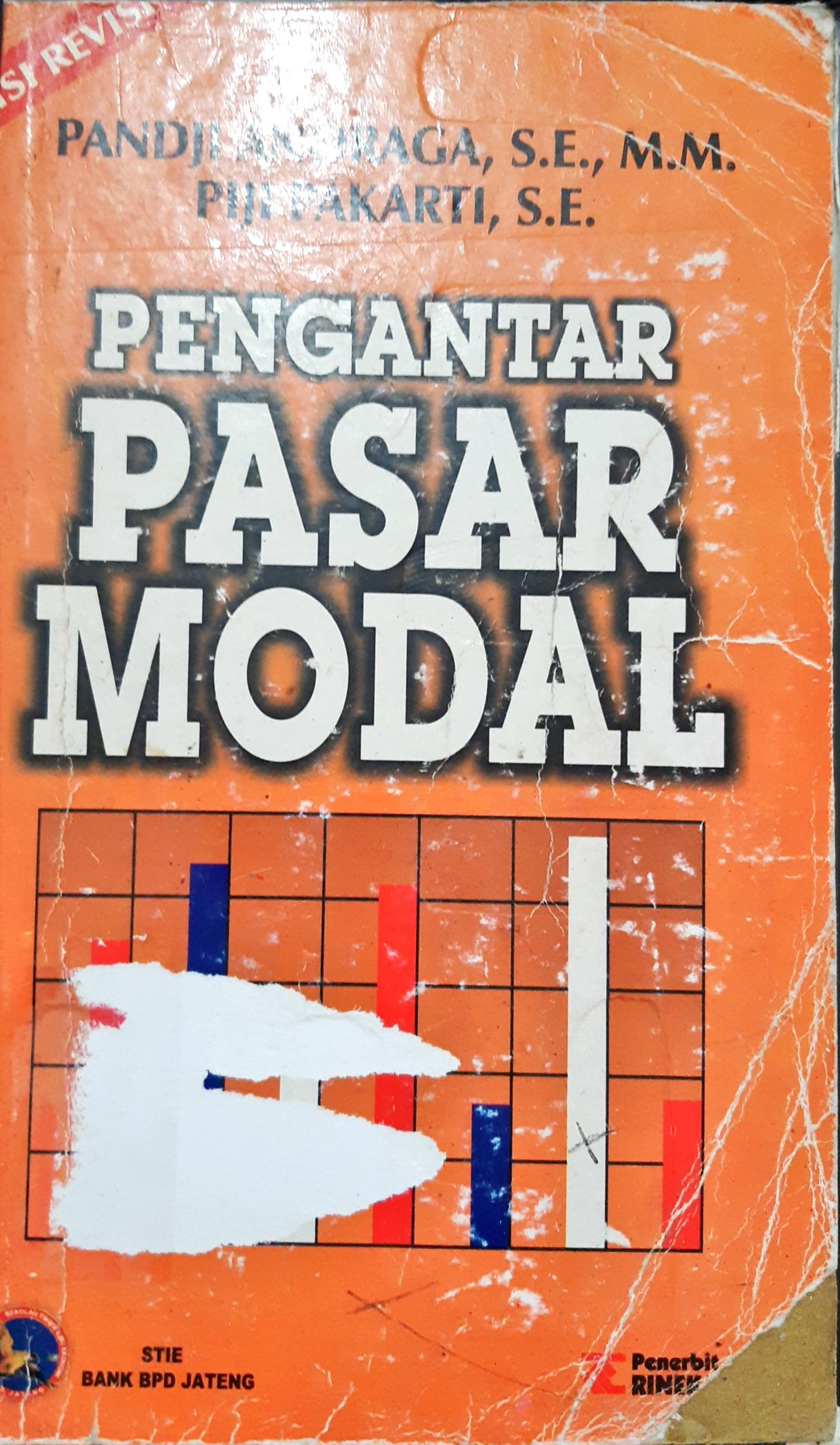 Cover Pengantar pasar modal / Pamdji Anoraga SE, M.M