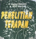 Cover Penelitian terapan / H. Hadari Nawawi