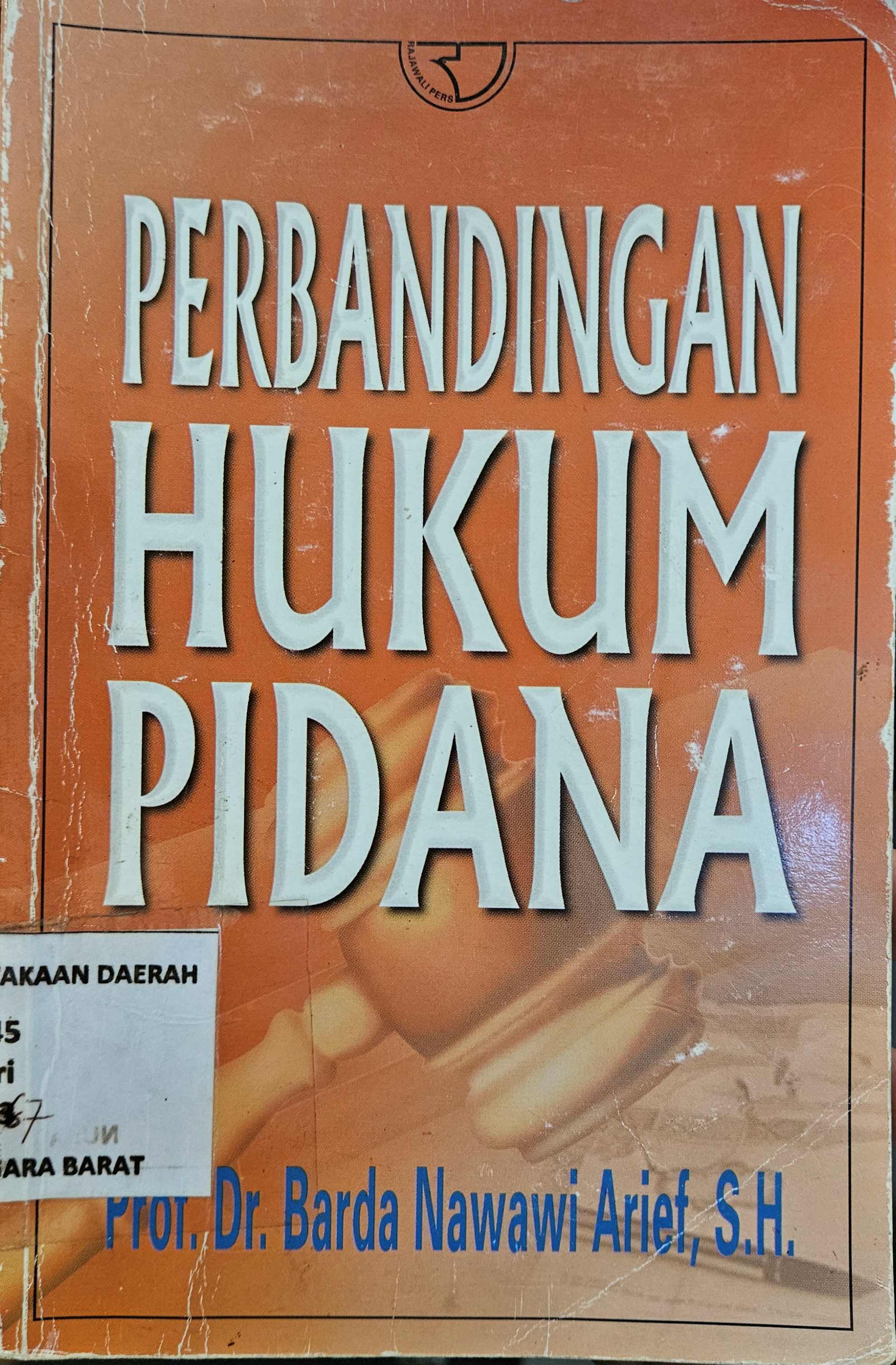 Cover Perbandingan hukum pidana / Barda Nawawi Arief