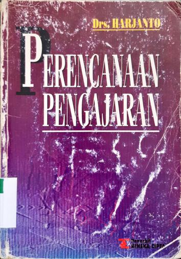 Cover Perencanaan pengajaran / Drs. Haryanto