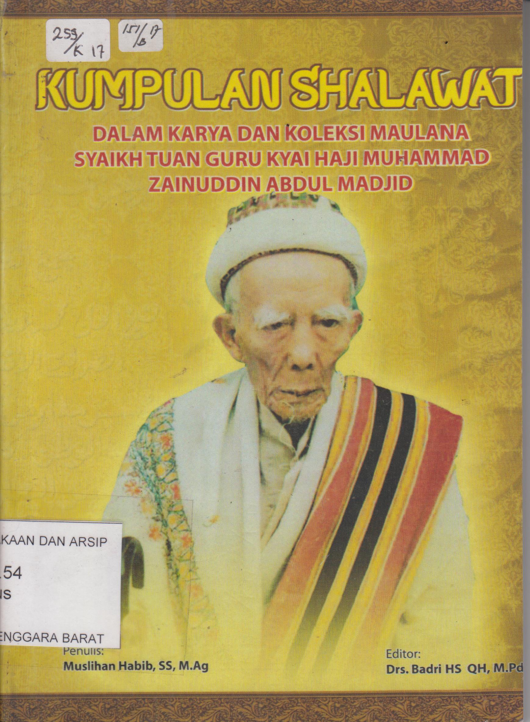 Cover Kumpulan shalawat Nabi SAW beserta hikmah dan khasiatnya, Ust Fatihuddin Abul Yasin