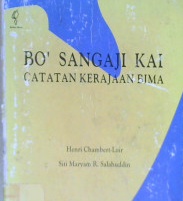 Cover Bo'sangaji kai catatan kerajaan bima