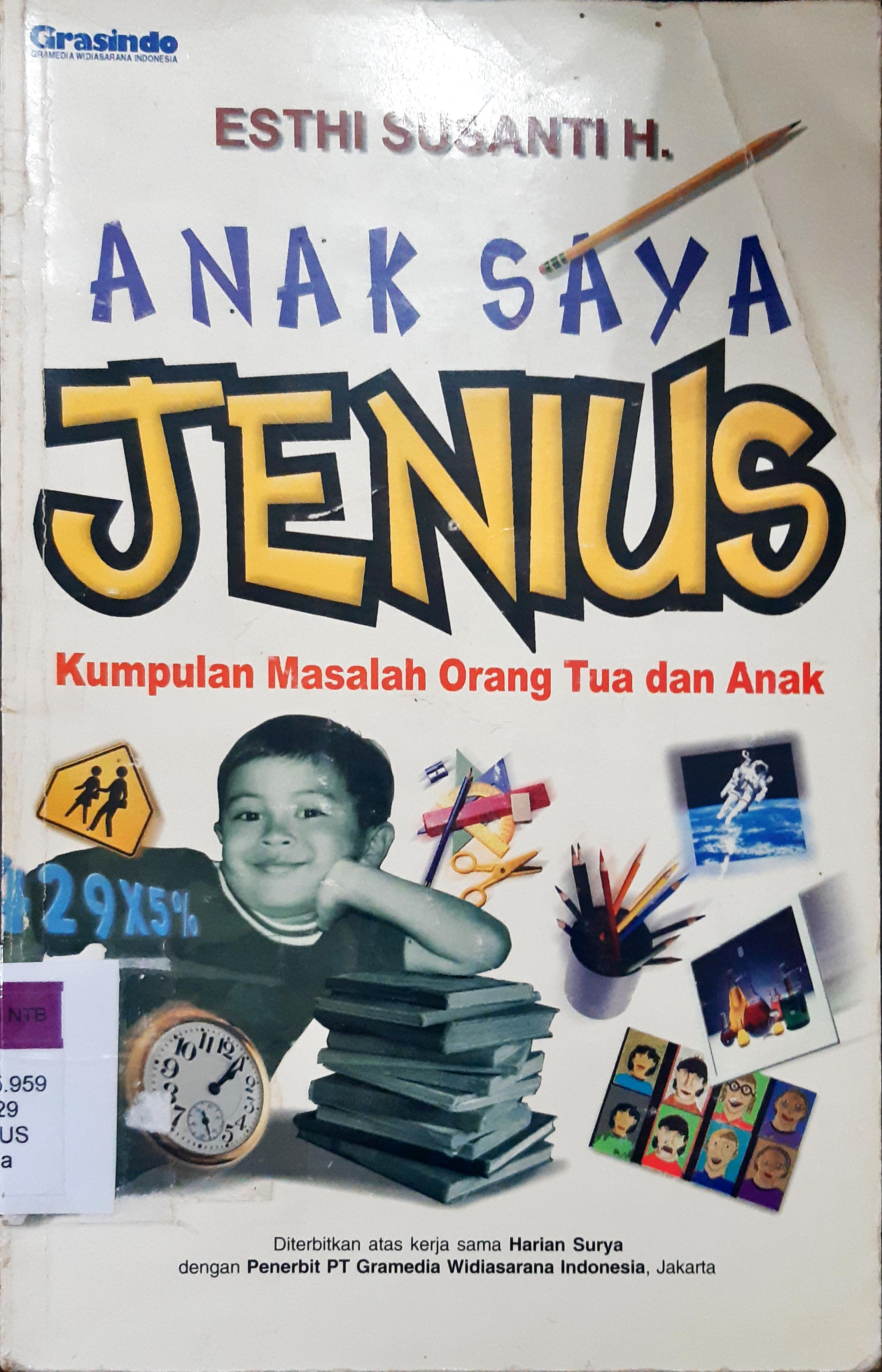 Cover Anak saya jenius, / Ethi Susanti H