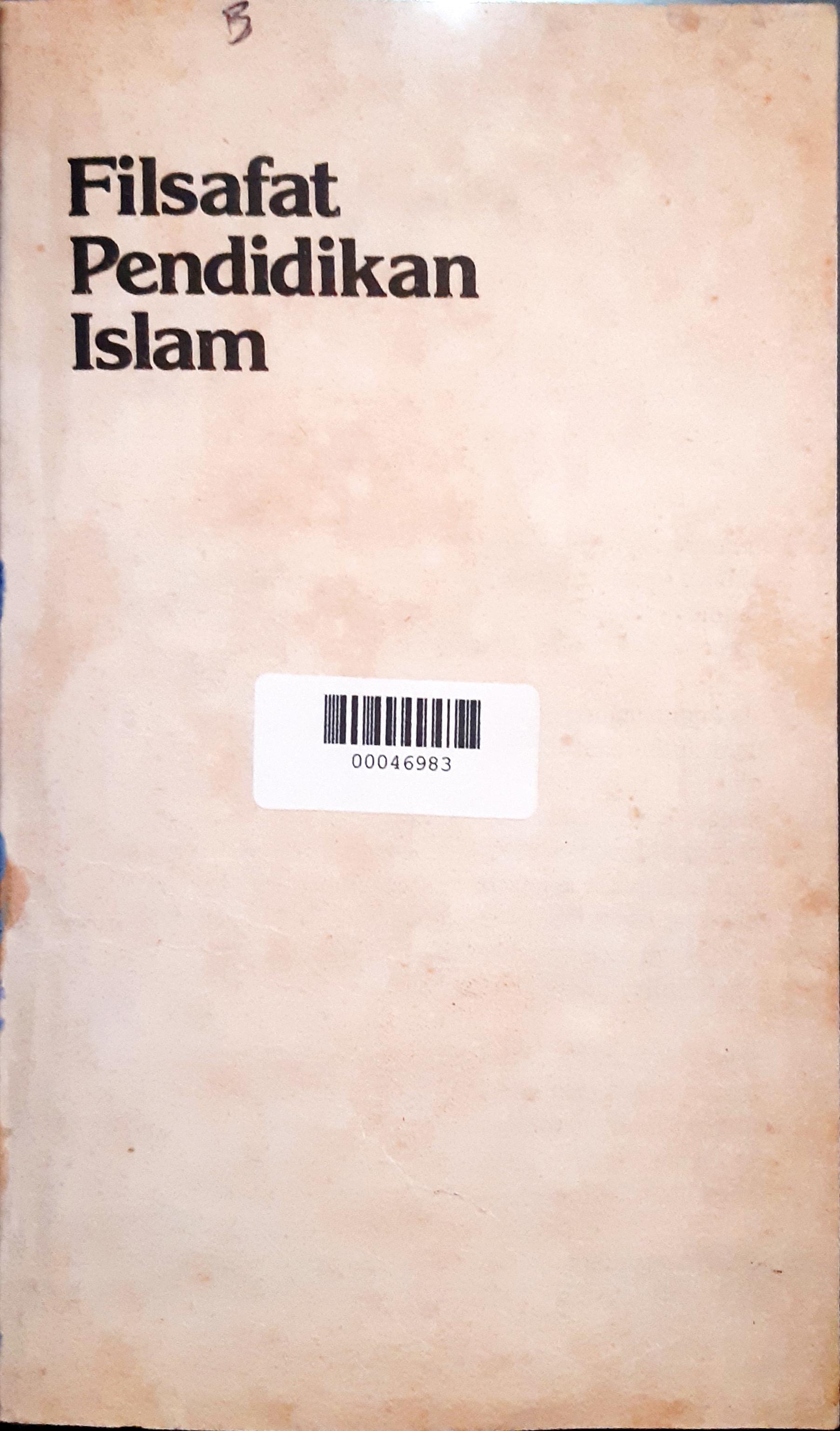 Cover Filsafat pendidikan islam, / Dr. Jalaluddin