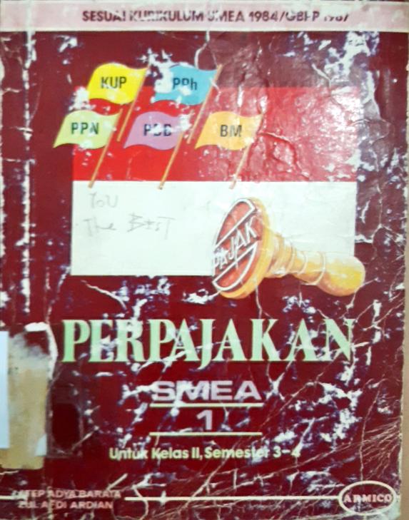 Cover Perpajakan SMEA I Kelas 2, Atep Adya Barata, Zul Afdi Ardian