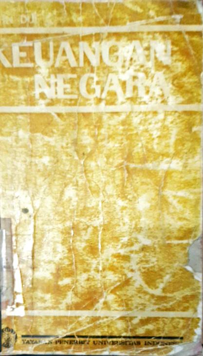 Cover Keuangan negara :  Perekonomian dari sektor pemerintah / John F. Due