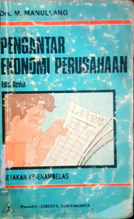 Cover Pengantar ekonomi perusahaan / M.Manullang