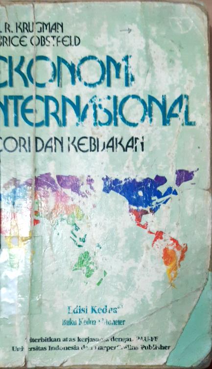 Cover Ekonomi internasional teori dan kebijakan, Paul R. Krugman, Maurice Obstfeld