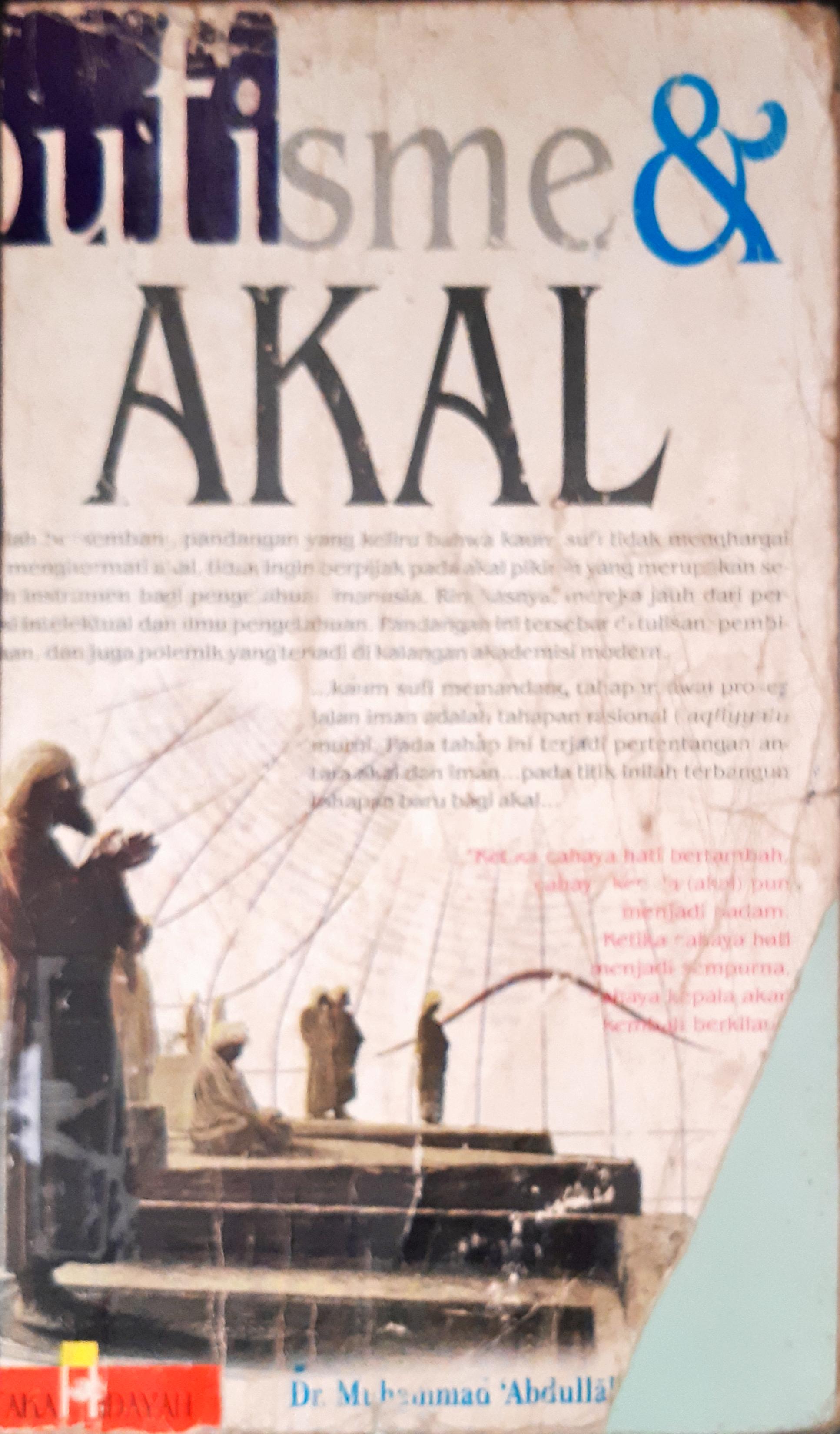 Cover Sufisme dan akal, Muhammad Abdullah Syarkawi