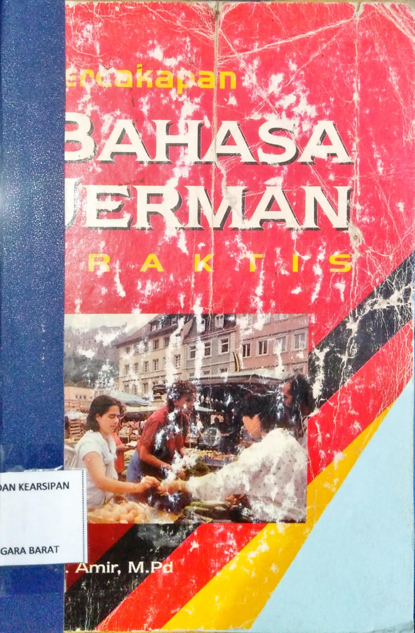 Cover Percakapan Bahasa Jerman Praktis / Drs. Amir, M.Pd.