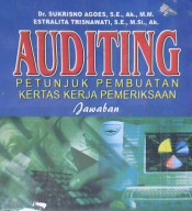 Cover Auditing, Petunjuk Pembuatan Kertas Kerja Pemeriksaan jawaban, Soekrisno Agoes / Soekrisno Agoes