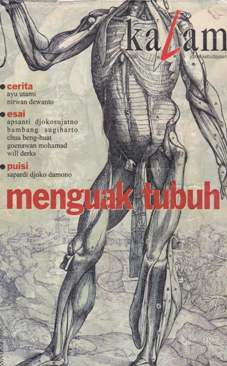 Cover Menguak tubuh :  Kalam 15 jurnal kebudayaan