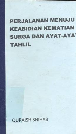 Cover Perjalanan menuju keabadian, Quraish Shihab / M. Quraish Shihab