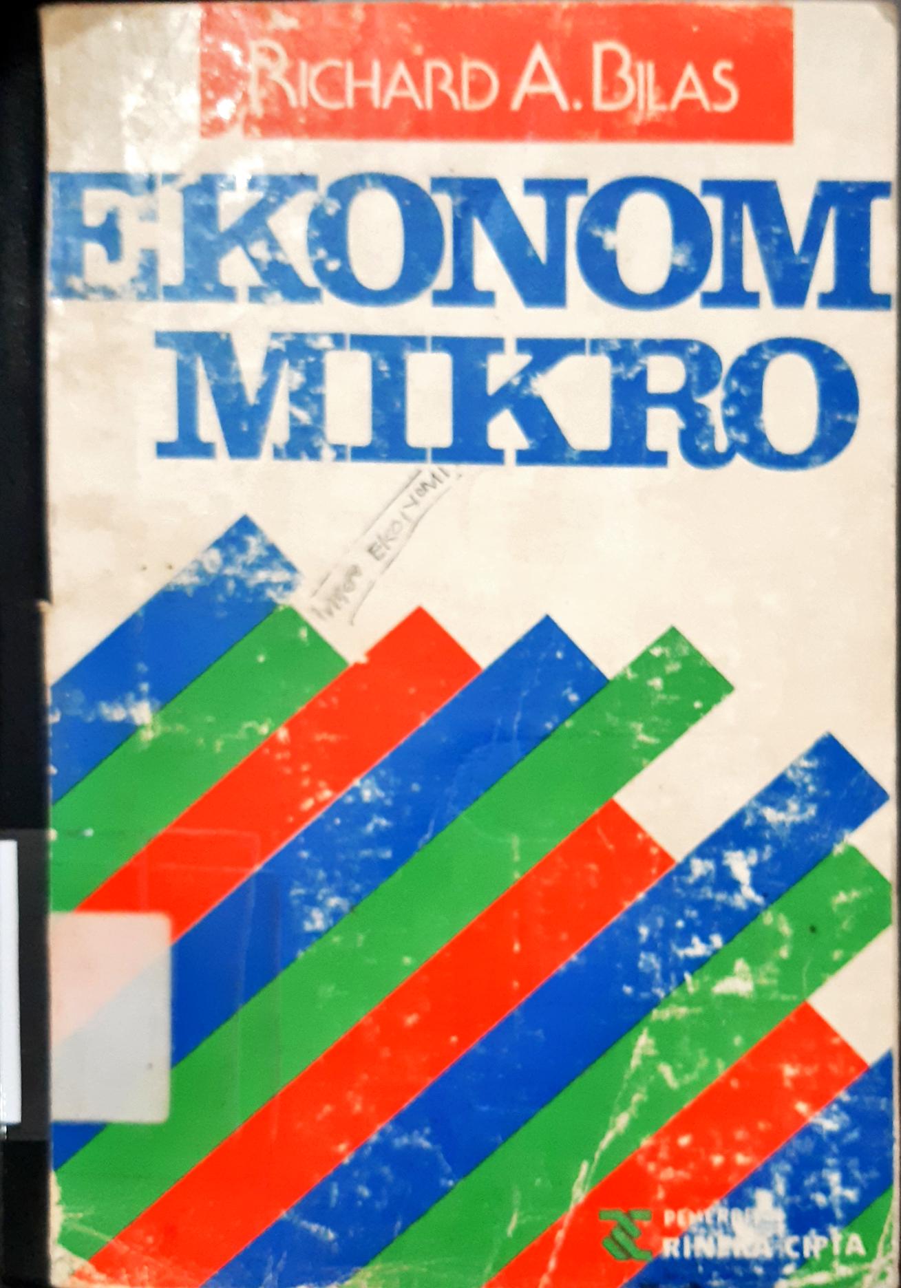 Cover Ekonomi mikro / Richard A Bilas