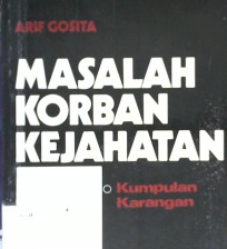 Cover Masalah korban kejahatan. / Arif Gostaf