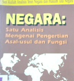 Cover Negara, Satu analisis mengenai pengertian asal-usul dan fungsi, M. Rusli Karim