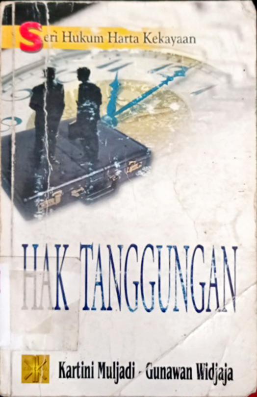 Cover Hak tanggungan / Kartini Muljadi, Gunawan Widjaja