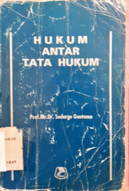 Cover Hukum antar tata hukum / Sudargo Gautama