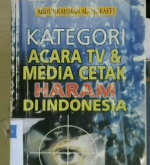 Cover Katagori acara TV dan media cetak haram di indonesia, Abdurahman Al Mukkaffi