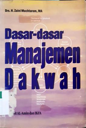 Cover Dasar-dasar manajemen dakwah, / Drs. H. Zaini Muchtarom, MA
