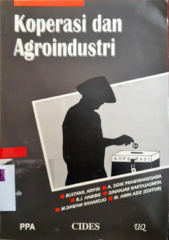 Cover Koperasi dan agroindustri / Editor, M. Amin Aziz