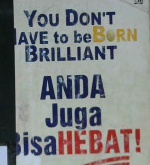 Cover You don't have to be born brilliant :  Anda juga bisa hebat ! / John McGrath; Alih bahasa, Nurmeilawati