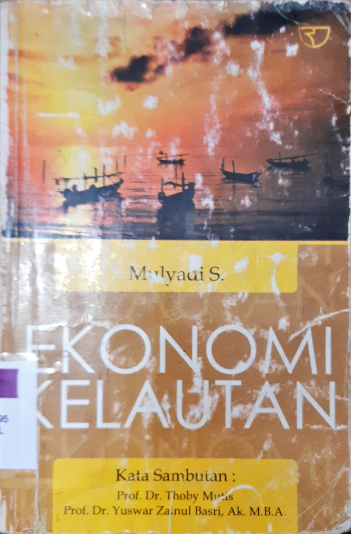 Cover Ekonomi kelautan / Mulyadi S