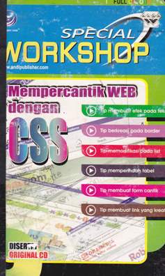 Cover Special workshop mempercantik web dengan CSS / Editor  Agnes Heni Triyuliana