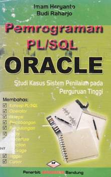 Cover Pemrograman PL/SQL Oracle / Imam Heryanto, Budi Raharjo