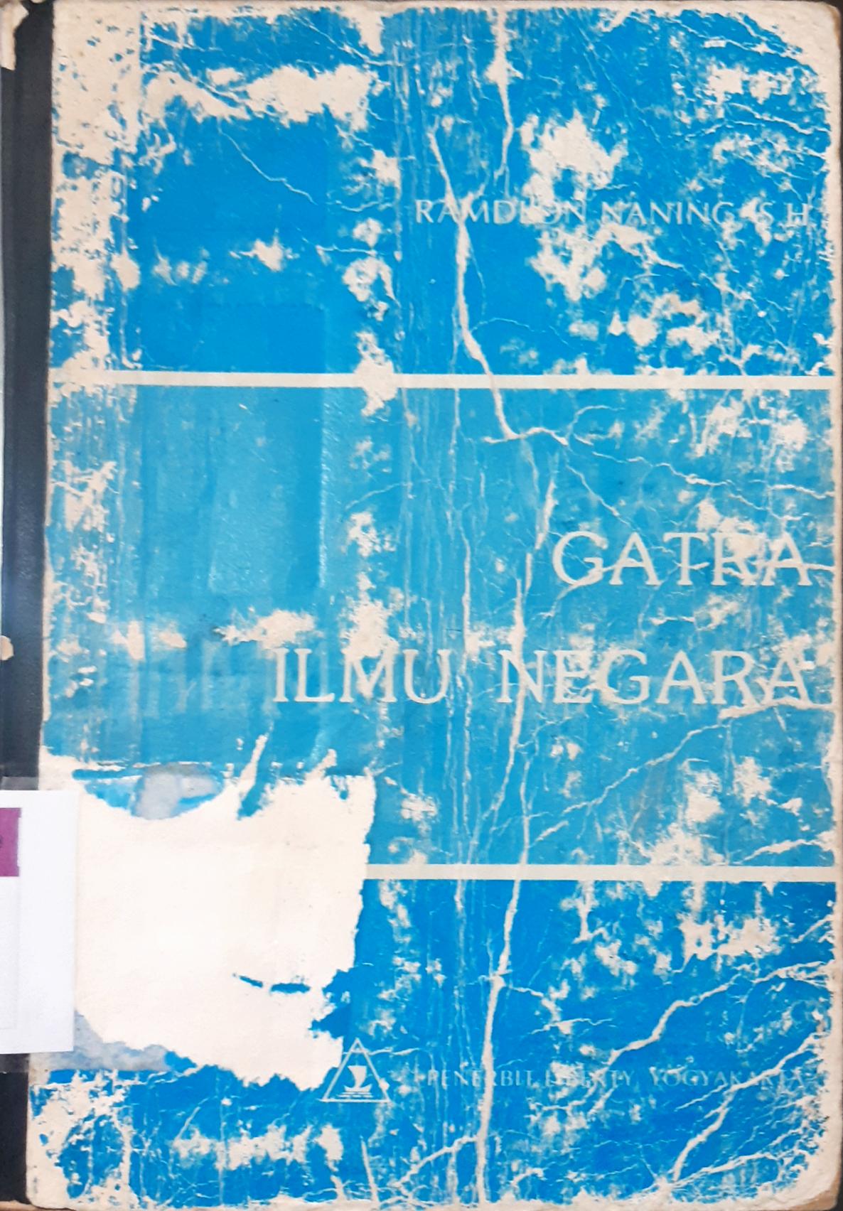 Cover Gatra ilmu negara, / Ramdlon Naning