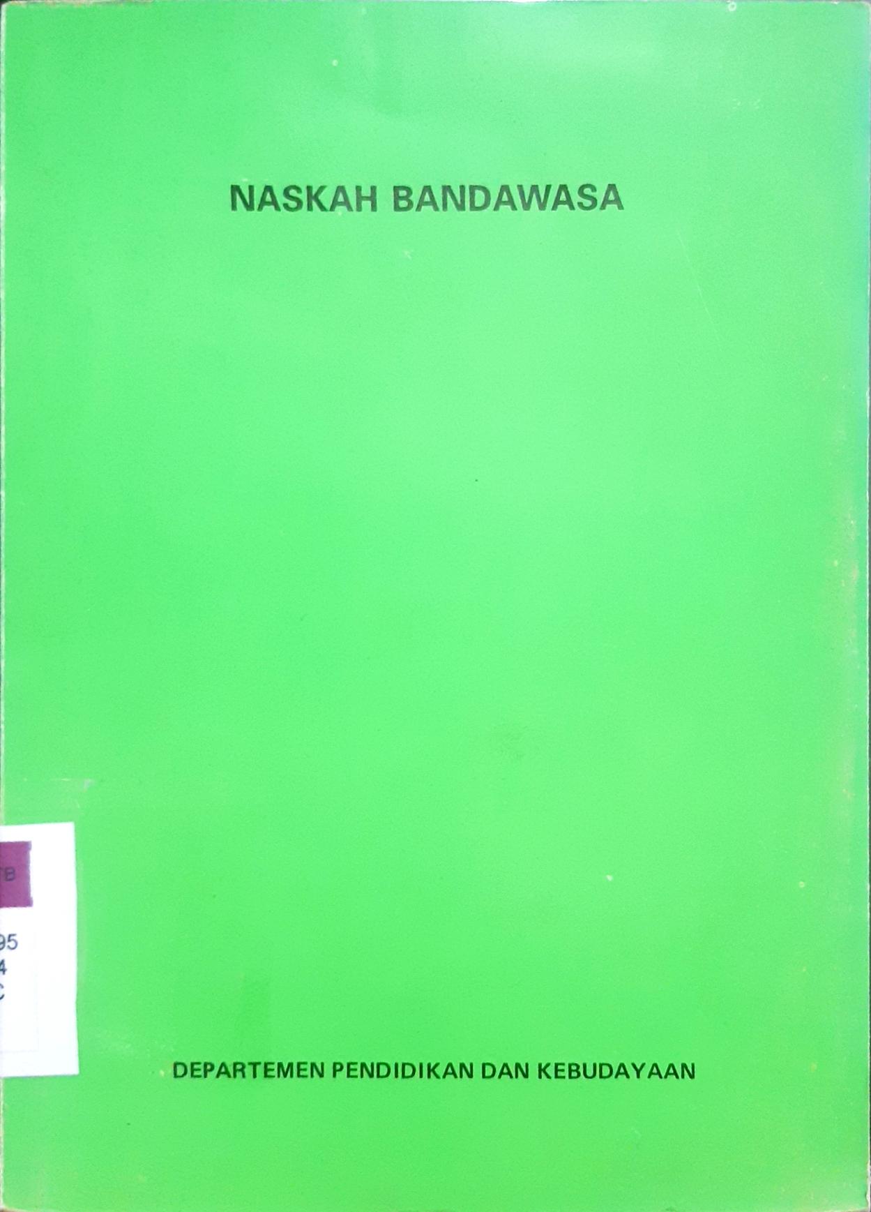 Cover Naskah Bandawasa / Dra. Amir Rochyatmo