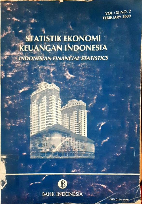 Cover Statistik ekonomi keuangan Indonesia = indonesian financial statistic