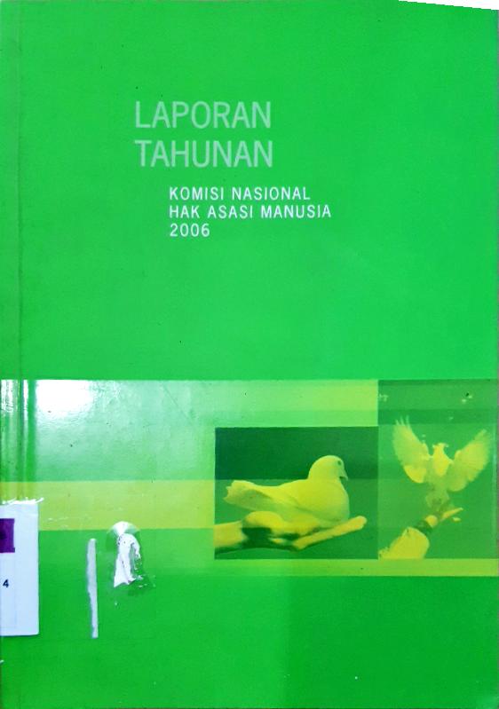 Cover laporan tahunan komisi nasional hak asasi manusia 2006