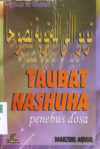 Cover Taubat nashuha penebus dosa / Imam Al Ghazali