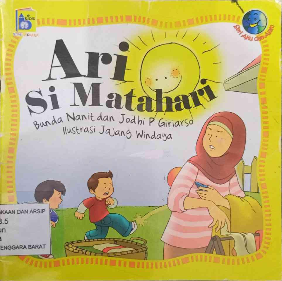 Cover Ari Si Matahari / Bunda Nanit, Jodhi P.Giriarso; Imran Laha