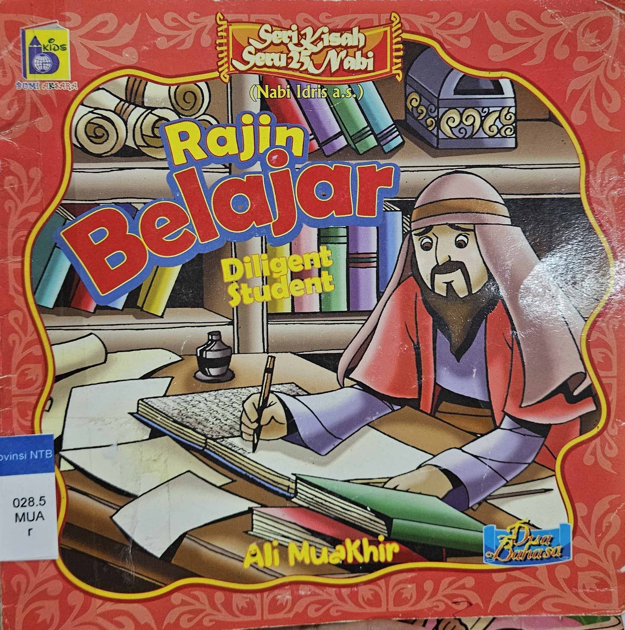 Cover Rajin belajar / Ali Muakhir; penerjemah, Harisa Hapsari; editor, Imran Laha