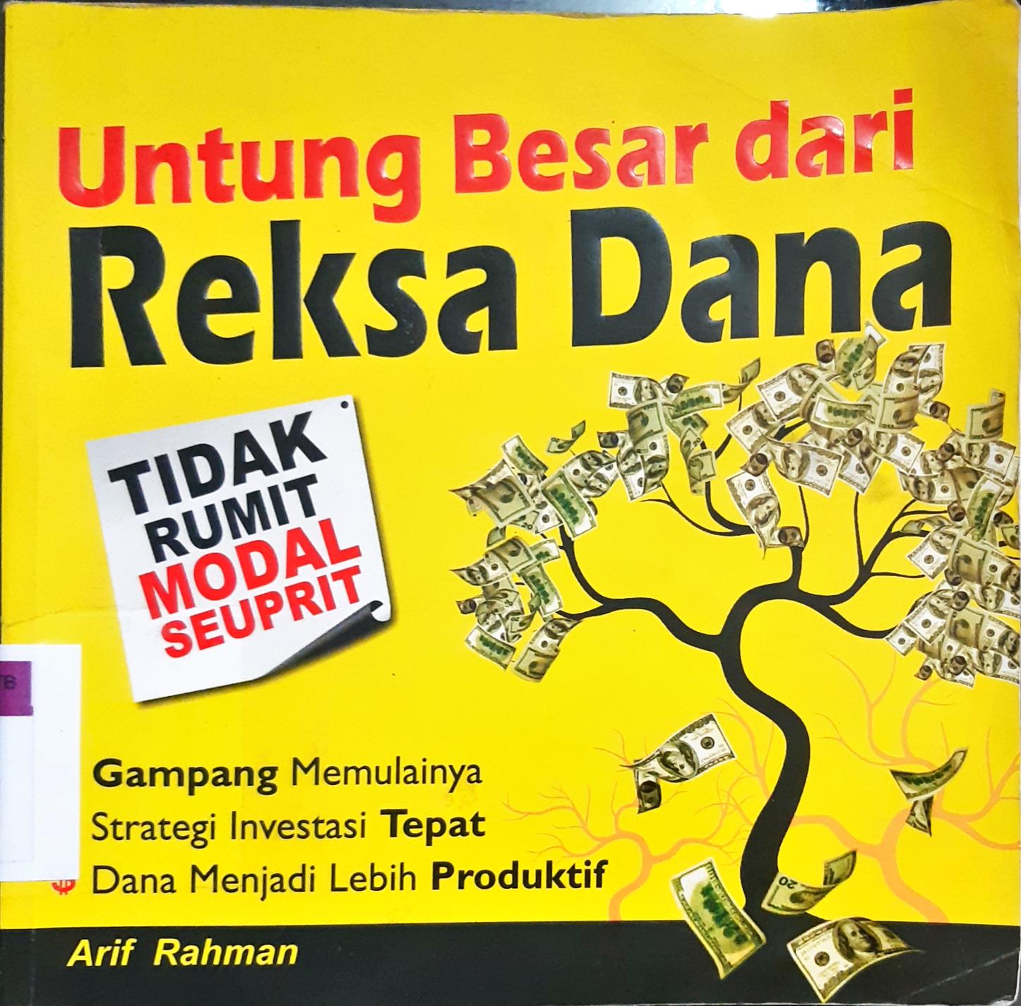 Cover Untung besar dari reksa dana / Arif Rahman