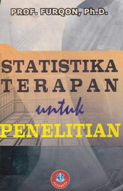 Cover Statistika terapan untuk penelitian / Furqon, Ph.D.