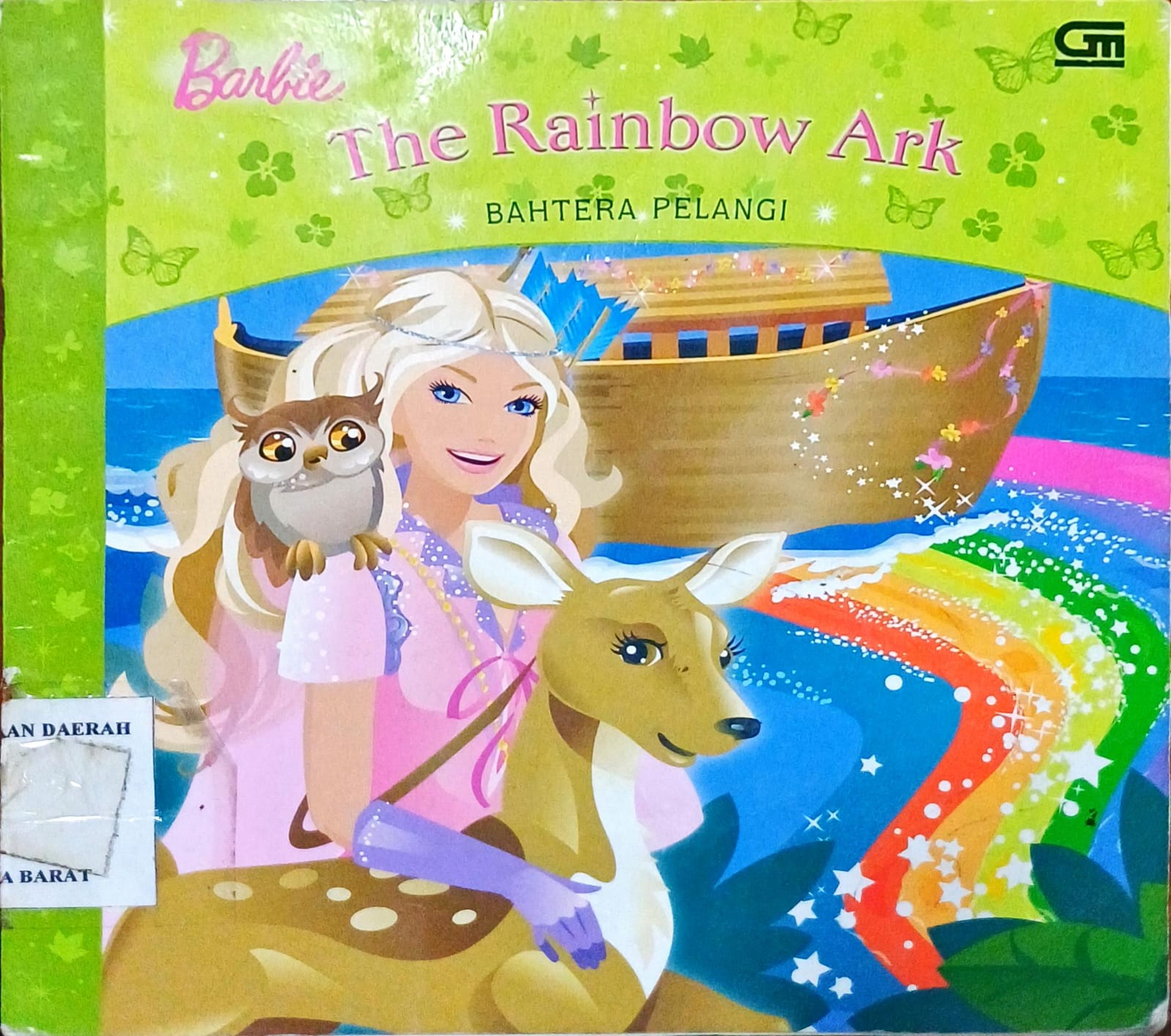 Cover Barbie in the rainbow ark, Bahtera pelangi/Alig bahasa, Damayanti