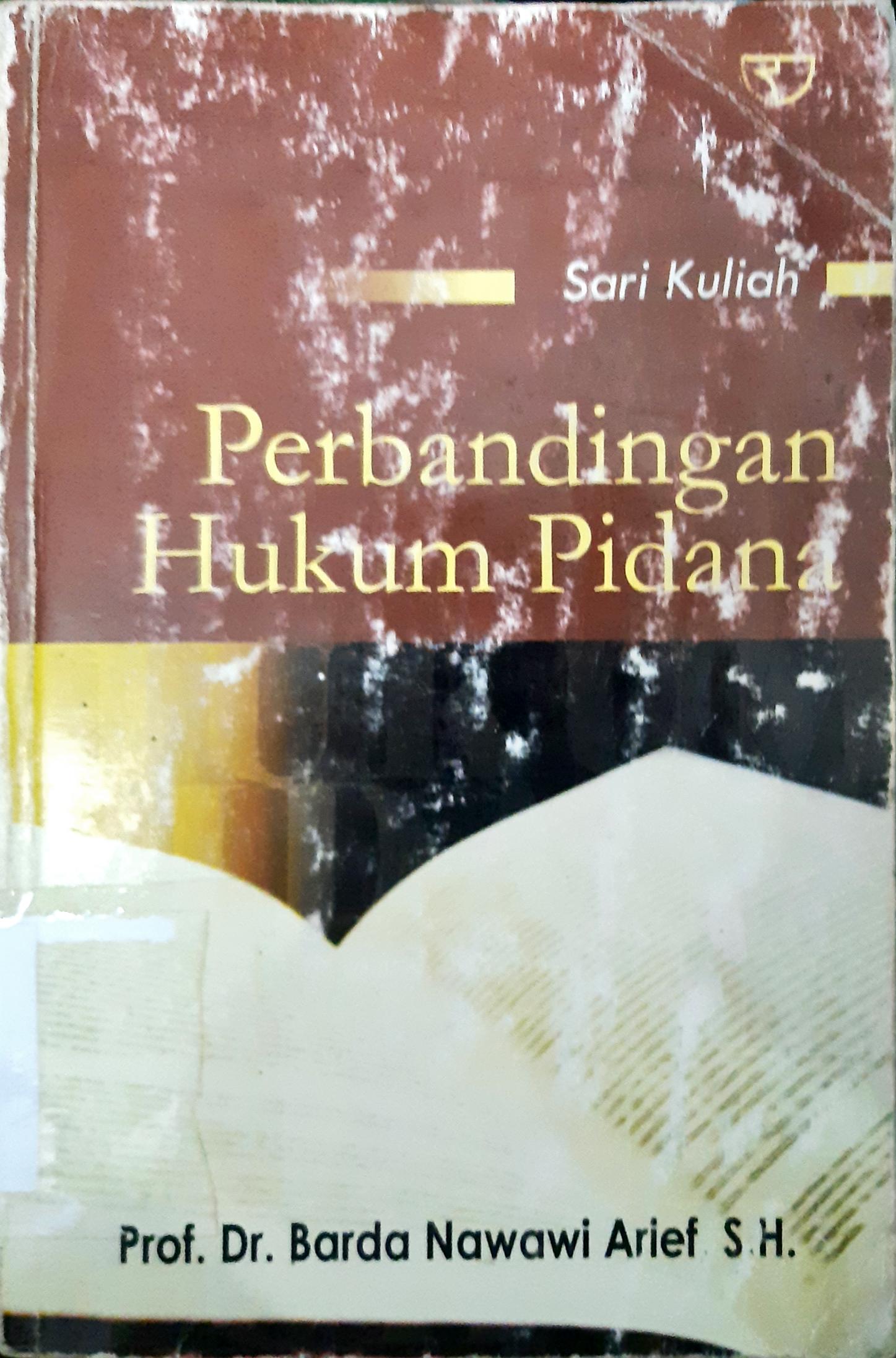 Cover Perbandingan hukum pidana / Barda Nawawi Arief