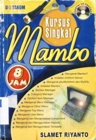 Cover Kursus singkat 8 jam mambo / Slamet Riyanto