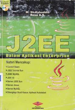 Cover J2EE dalam aplikasi enterprise / M.Shalahuddin,