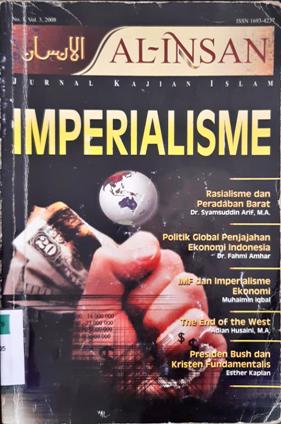 Cover Imperialisme :  Jurnal kajian Islam No. 1. Vol.3 2008 / Al- Insan