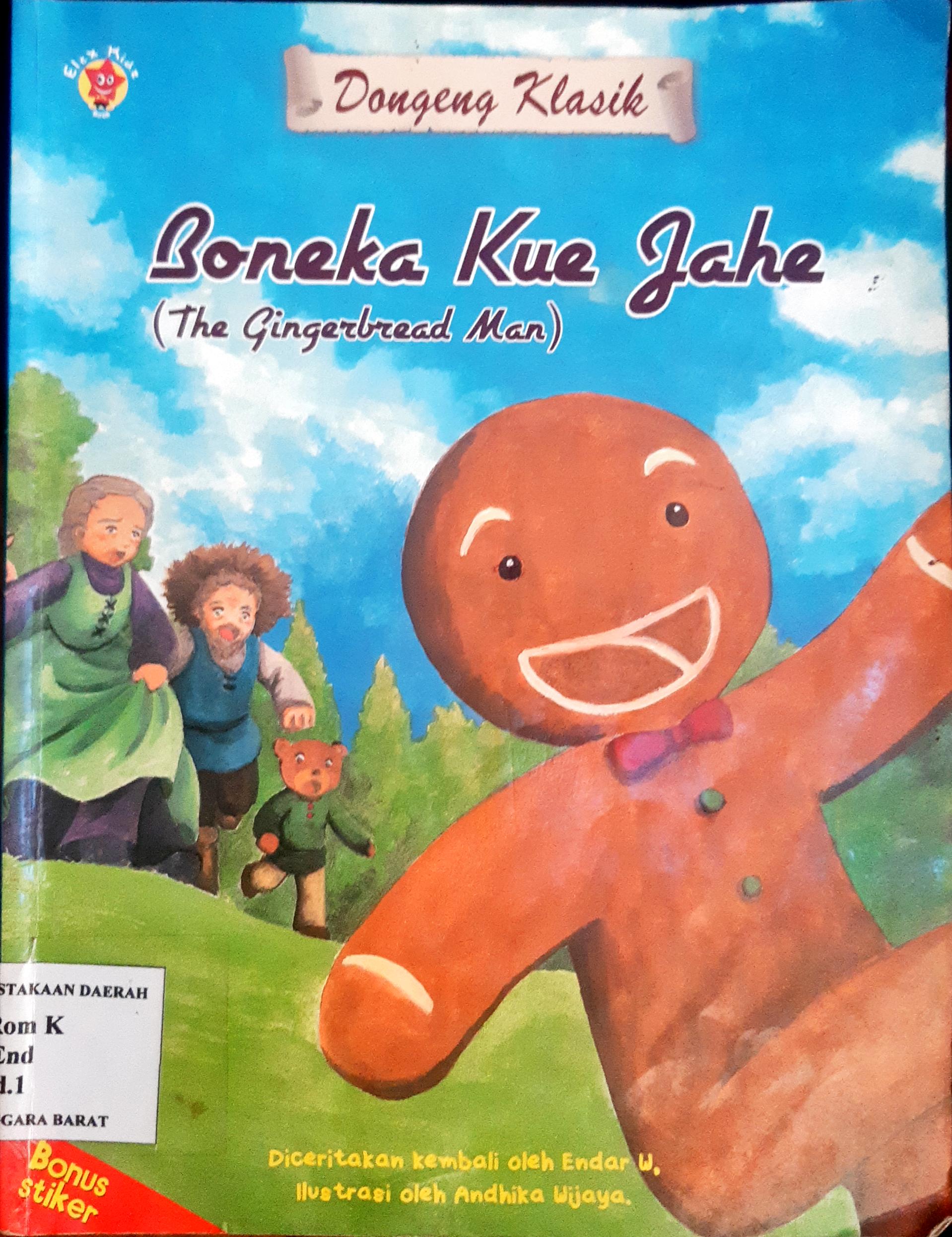 Cover Boneka kue jahe (the gingerbread man) / Endar W