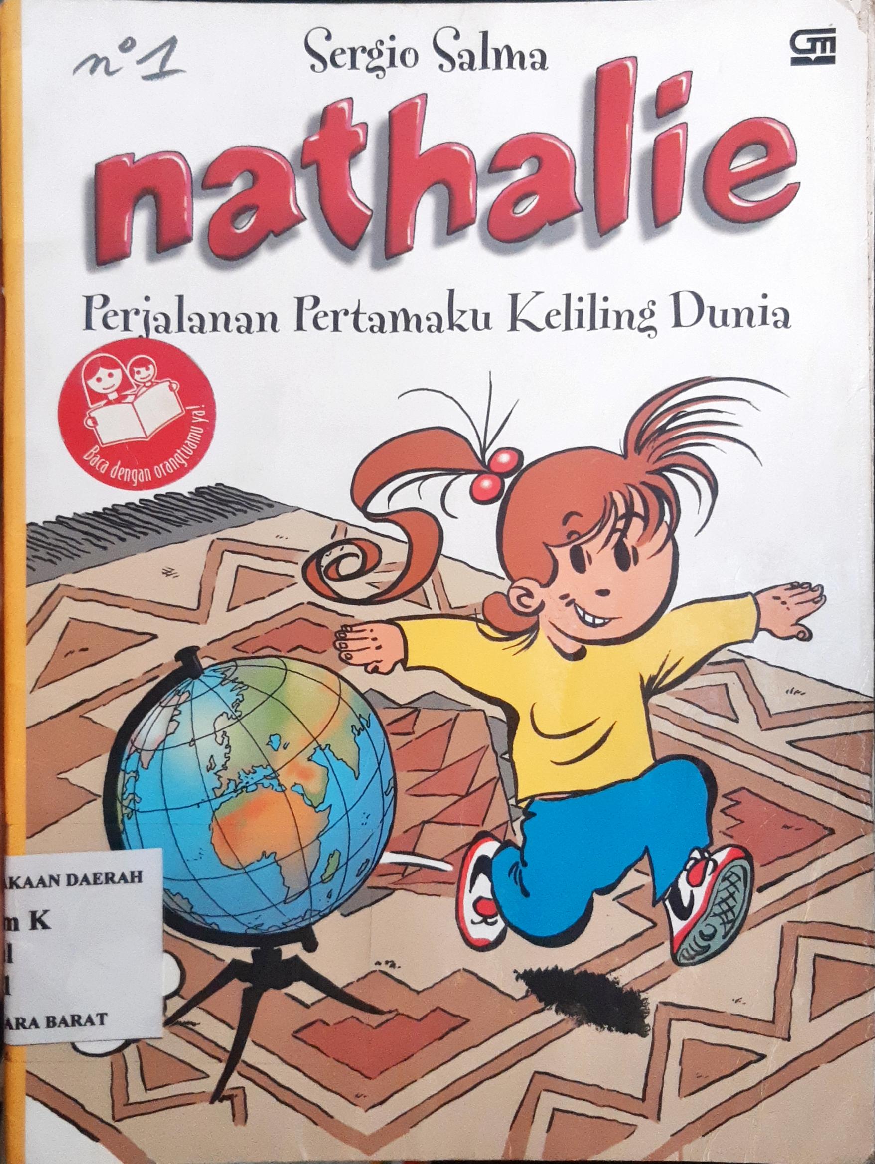 Cover Nathalie :  Perjalanan pertamaku keliling dunia / Sergio Salma