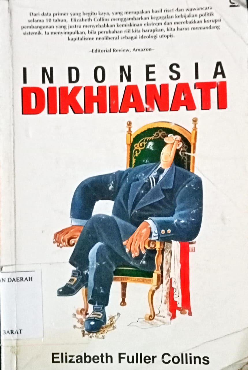 Cover Indonesia dikhianati, Elizabeth Fuller Collins / Elizabeth Fuller Collins