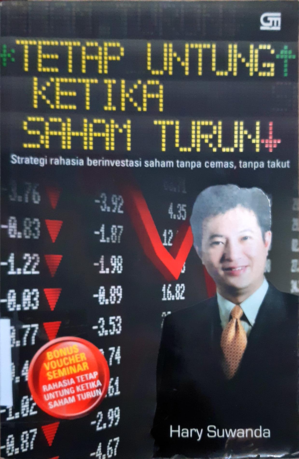 Cover Tetap untung ketika saham turun / Hary Suwanda